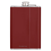 Rouen, Frankrijk — Pilot en Plane Heupfles (Achterkant)