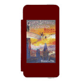 Rouen, Frankrijk — Pilot en Plane Incipio iPhone Portemonnee Hoesje (Voorkant Agenda)