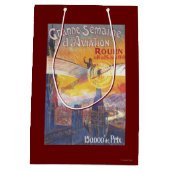 Rouen, Frankrijk — Pilot en Plane Medium Cadeauzakje (Achterkant)