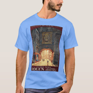 Rouen Normandy France  Franse spoorlijn T-shirt