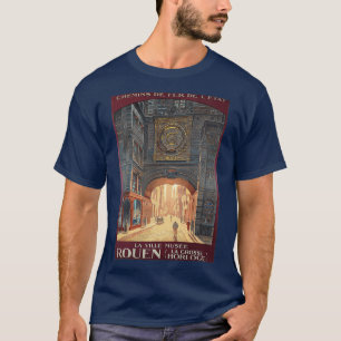 Rouen Normandy France  Franse spoorlijn T-shirt