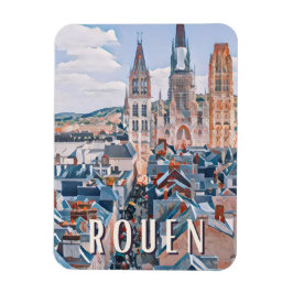 Rouen Photo Vintage Magneet