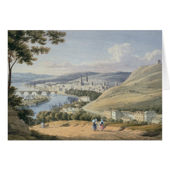 Rouen van Mont Sainte-Catherine (m/c op papier) (Voorkant Horizontaal)