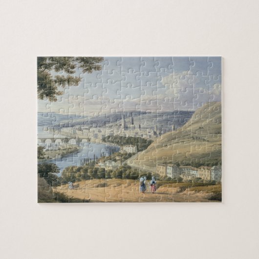 Rouen van Mont Sainte-Catherine (m/c op papier) Legpuzzel (Horizontaal)