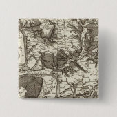 Rouen Vierkante Button 5,1 Cm (Voorkant)