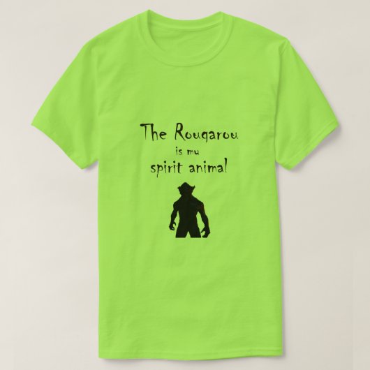 Rougarou is mijn dierlijk Cajun T-shirt (Design voorkant)