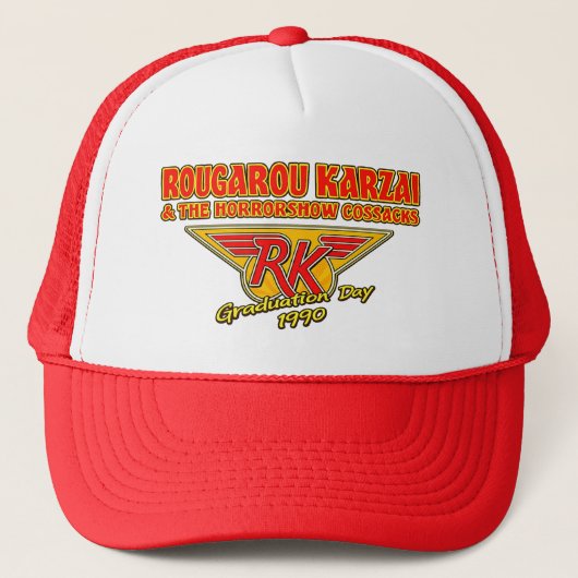 Rougarou Karzai en de Horrorshow Cossacks Hoed Trucker Pet (Voorkant)