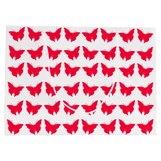 Rouge Bold Mod Butterflies Large Cadeautasje (Achterkant)