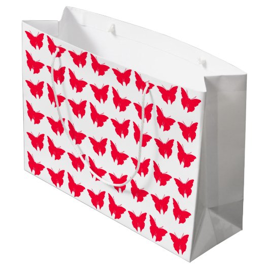 Rouge Bold Mod Butterflies Large Cadeautasje (Achterkant Gekanteld)