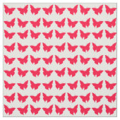 Rouge Bold Mod Butterflies Stof (Swatch)