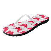 Rouge Bold Mod Butterflies Teenslippers (Schuin)