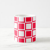 Rouge Bold Mod Vierkanten Koffiemok (Center)