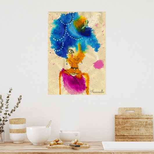 Rouge Girl Poster (Keuken)