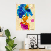 Rouge Girl Poster (Thuiskantoor)