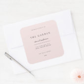 Rouge Kaars Sticker Zakelijk Product Etiket (Envelop)