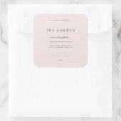 Rouge Kaars Sticker Zakelijk Product Etiket (Tas)