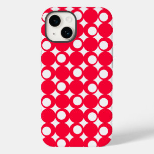 Rouge Mod Ball Design @ Emporio Moffa Case-Mate iPhone 14 Hoesje