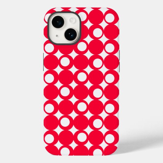Rouge Mod Ball Design @ Emporio Moffa Case-Mate iPhone Case (Achterkant)