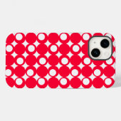 Rouge Mod Ball Design @ Emporio Moffa Case-Mate iPhone Case (Achterkant (horizontaal))