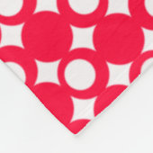 Rouge Mod Ball Design @ Emporio Moffa Fleece Deken (Hoek)
