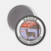 Rouge National Urban Park Canada  Badge Magneet (Voorkant / Achterkant)