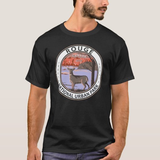 Rouge National Urban Park Canada  Badge T-shirt (Voorkant)