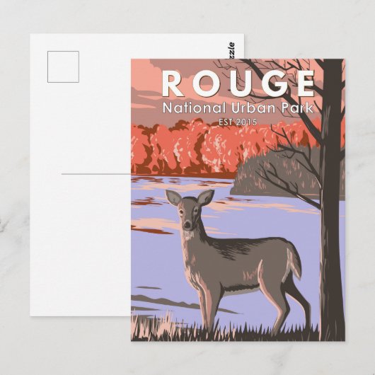 Rouge National Urban Park Canada Travel Briefkaart (Voorkant / Achterkant)