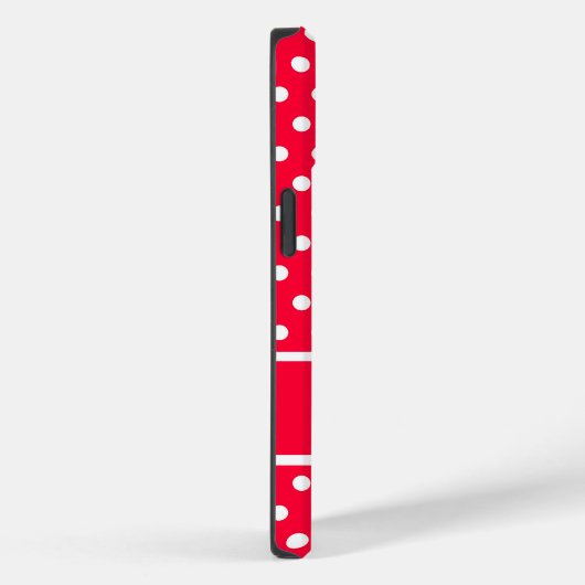 Rouge Red Polka Dots Case-Mate iPhone Case (Achterkant / Rechts)