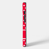 Rouge Red Polka Dots Case-Mate iPhone Case (Achterkant / Links)