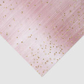 Rouge Roze Glam Goud Glitters Confetti Baby Shower Tissuepapier (Detail)