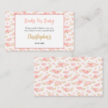 Rouge Roze & Gouden Bloemenmeisje Baby Shower