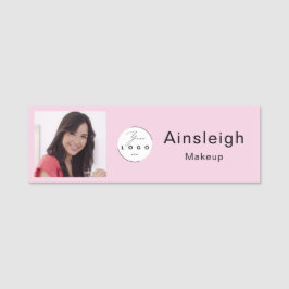 Rouge Roze Logo Foto Make-up Naamplaatje