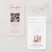 Rouge Roze Minimaal Chic Make-up Artiest Professio Visitekaartje