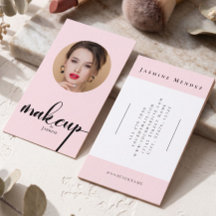 Rouge Roze Moderne Script Foto Make-up Kunstenaar