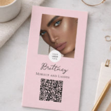 Rouge Roze Schrift Logo QR Code Foto Make-up