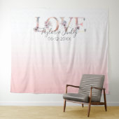 Rouge Roze Verlopen Selfie Liefde Achtergrond Brui Wandkleed (In Situ (horizontaal))