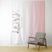 Rouge Roze Verlopen Selfie Liefde Achtergrond Brui Wandkleed (In situ)