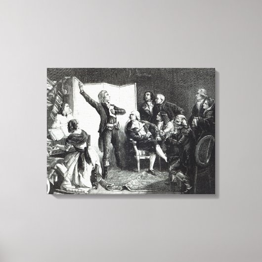 Rouget de L'Isle Canvas Afdruk (Voorkant)