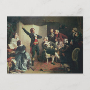 Rouget de Lisle zingt de Marseillaise Briefkaart