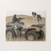Rough and Tumble ATV Dog Photo Legpuzzel (Horizontaal)
