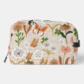 Rough Bamboo Floral Daisy Butterfly Shamrocks Toilettasje (Achterkant)