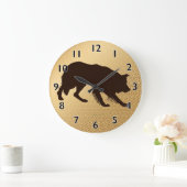 Rough Border Collie Shadow Wall klok (Huis)