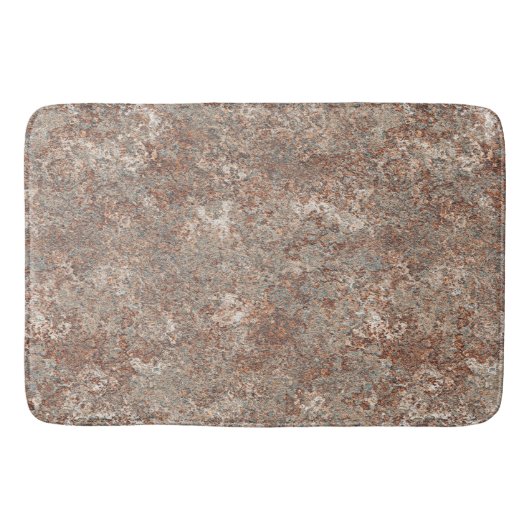 Rough Brown Granite Slab Badmat (Voorkant)