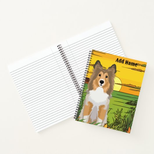 Rough Coat Collie Notitieboek (Binnen)