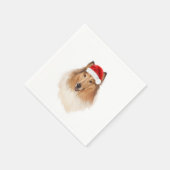 Rough Collie A & M Holiday servet (Hoek)