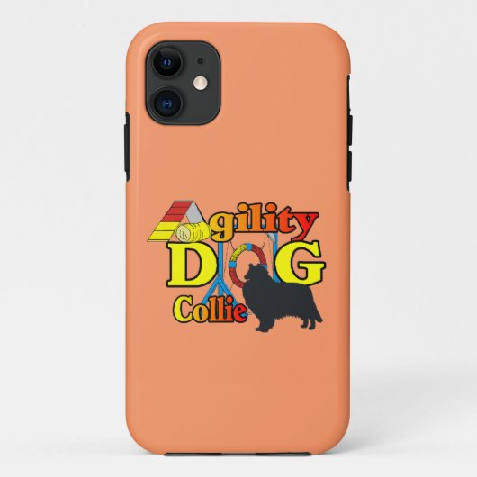 Rough Collie Agility Case-Mate iPhone Case (Achterkant)