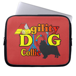 Rough Collie Agility Laptop Sleeve