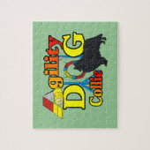 Rough Collie Agility Legpuzzel (Verticaal)