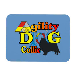 Rough Collie Agility Magneet