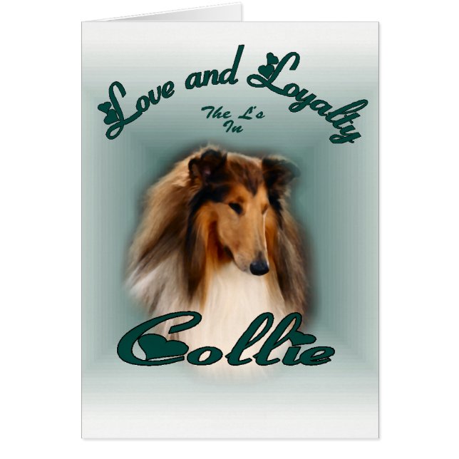 Rough Collie Art Gifts (Voorkant)